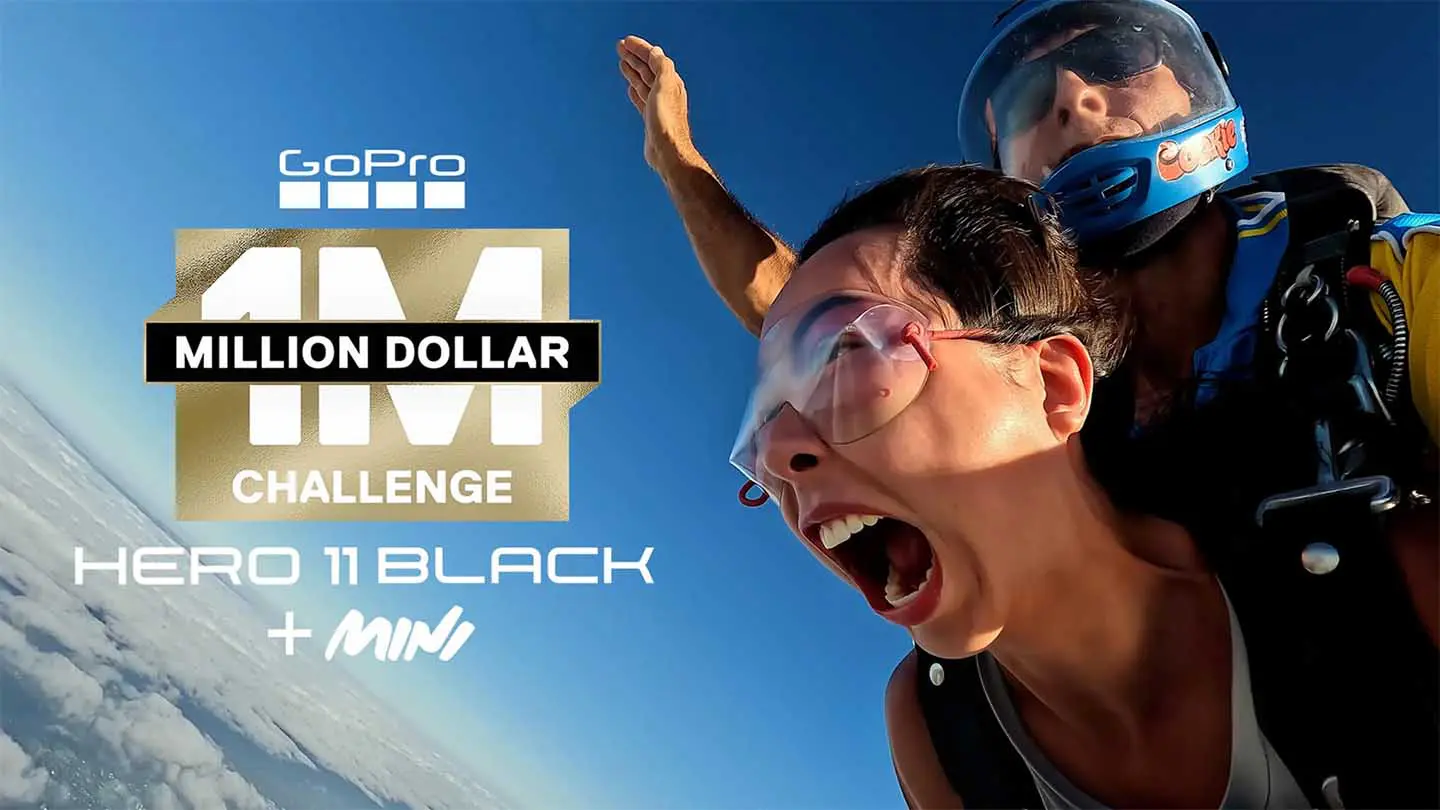 GoPro’s Million Dollar Challenge asked users to submit clips filmed on the latest HERO camera. 